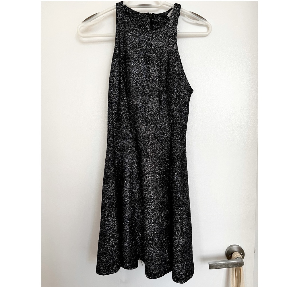 Lord & Taylor Fit and Flare Shimmer Dress